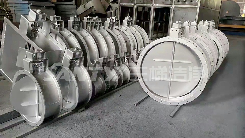 氣動通風(fēng)蝶閥 三梯環(huán)境